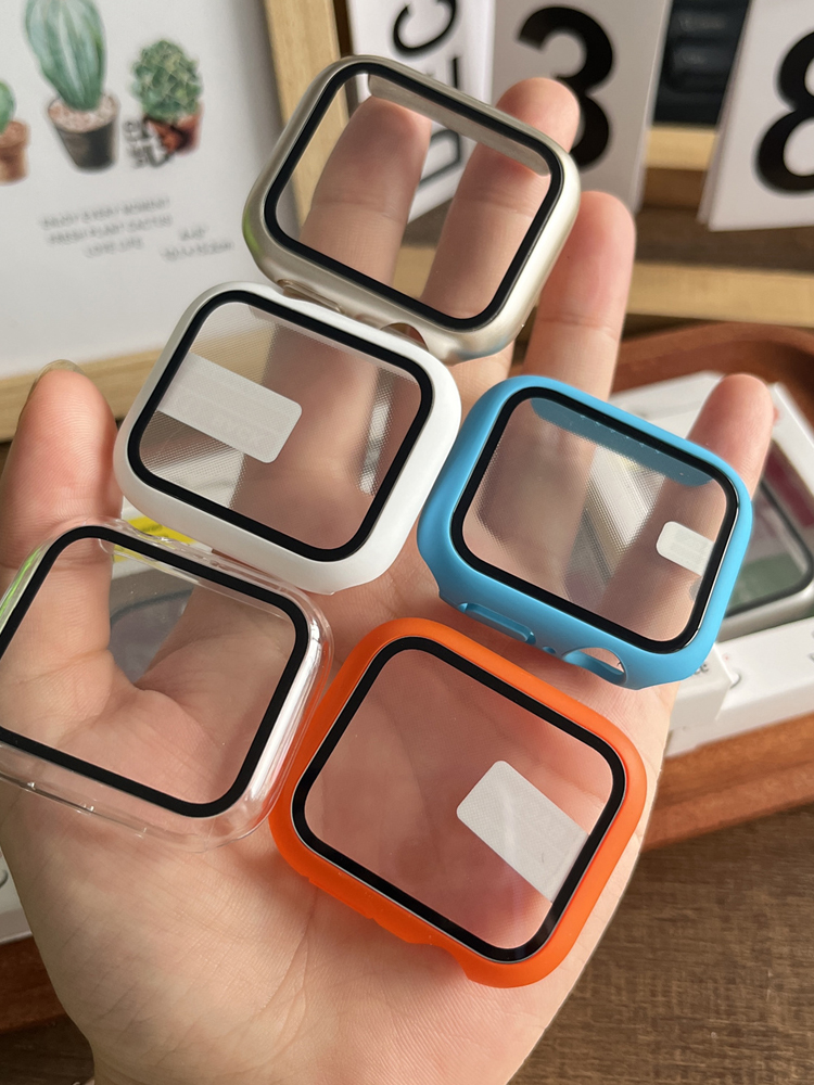 Smartwatch New Watches 2025 - 強化ガラス + カバー Apple Watch シリーズ