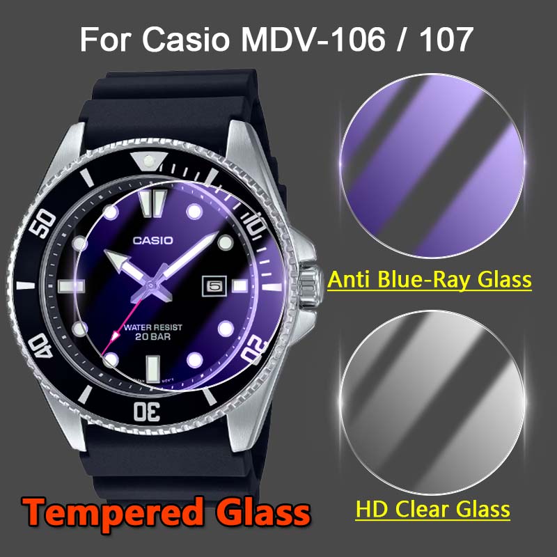Casio Watches Smartwatch - 1-5 個スクリーンプロテクターカシオ MDV-106 MDV-107 スマートウォッチ 2.5D