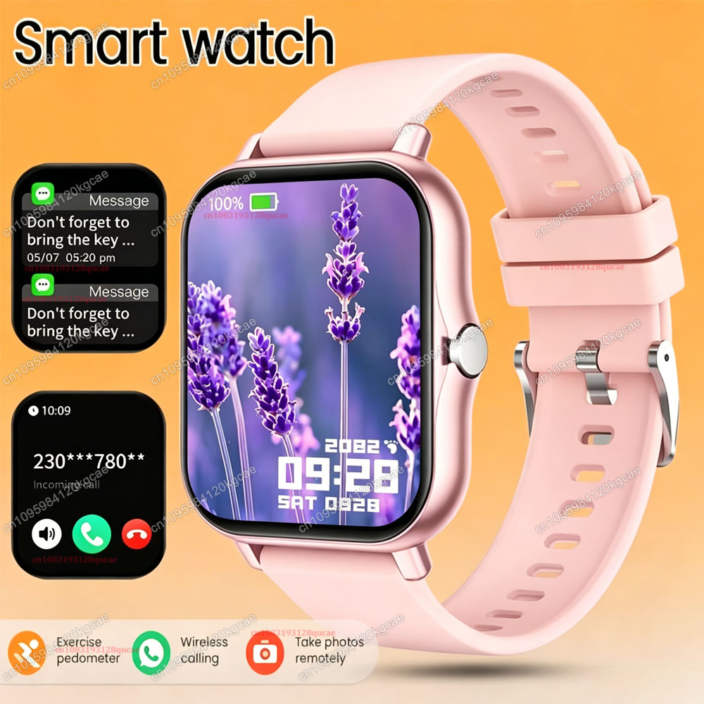 Smartwatch Latest Watches For Women - 最新アップグレード版ファッションデザイン1.83インチフルタッチスクリーンスポーツスマートウォッチ、男女兼用、ワイヤレス通話機能付き時計スマートウォッチHw12