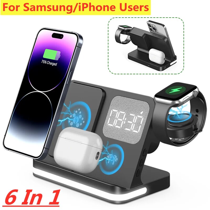 Watches Smartwatch Samsung - ワイヤレス充電器スタンド iPhone 15 14 サムスン S23