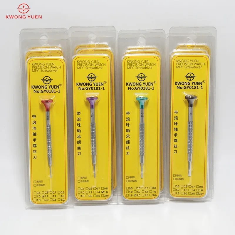 Watchmaker Screwdriver - 時計用kwongyuenドライバー、時計職人用多機能スロットドライバー、時計修理ツール