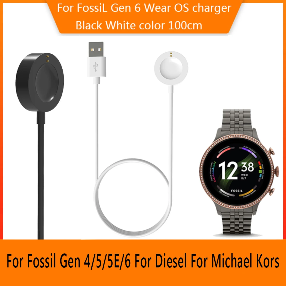 USB磁気急速充電ドック,スマートウォッチアクセサリー,充電 - Fossil Watches Smartwatch Gen 4 のレビューと価格