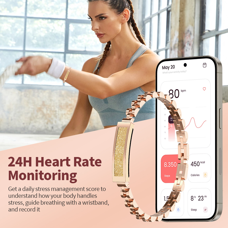 LIGE 新しいスマートウォッチ女性スクリーンなし心拍数血中 - Smartwatch New Watches 2025 のレビューと価格