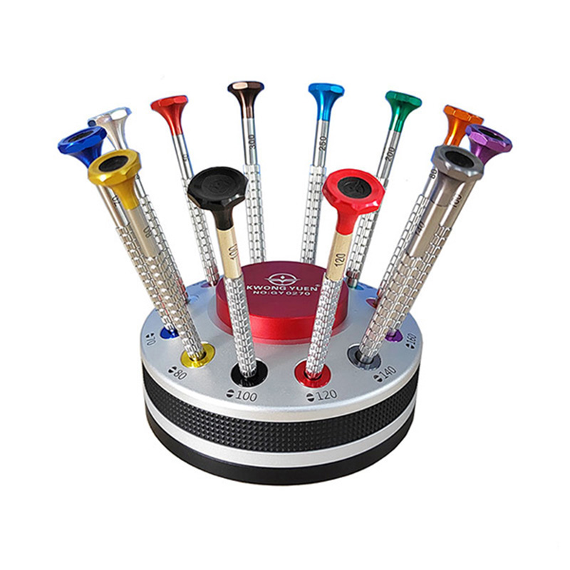 KWONG 12 個の精密ドライバーセット ノンスリップボー - Watchmaker Screwdriver のレビューと価格