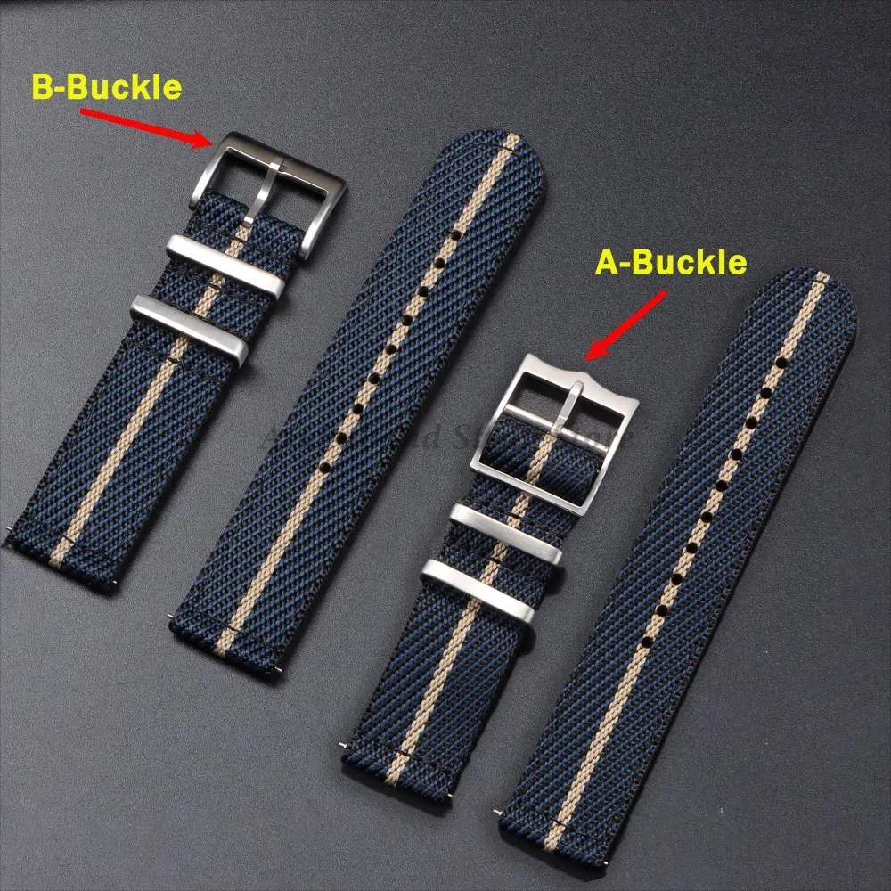 オメガ、チューダー、セイコー対応クイックリリースナイロンスト - Nato Strap Nylon のレビューと価格