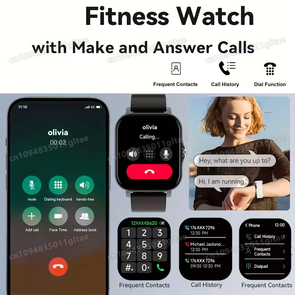 最新改良型ファッションデザイン1.83インチスポーツスマート - Smartwatch Latest Watches For Women のレビューと価格