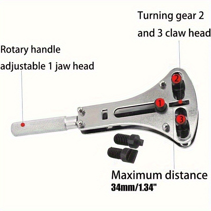 1Pc 時計裏蓋オープナー 18 ビット調整可能な防水 3  - Watchmaker Screwdriver のレビューと価格