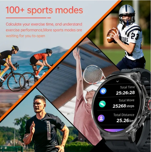 2025年新型 710mAh BT通話 1.85インチHD  - Smartwatch New Watches 2025 のレビューと価格