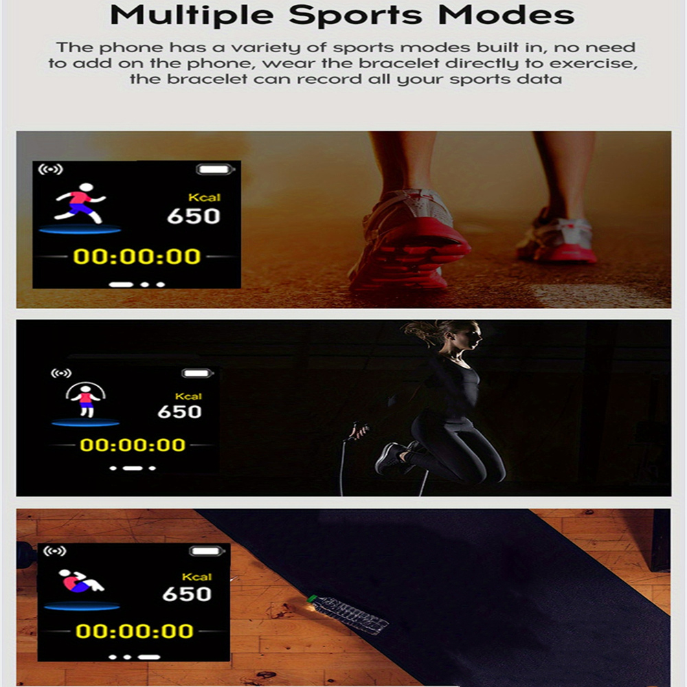 メンズスマートウォッチ、レディーススポーツモニター、フィット - Watch Smart Y68 のレビューと価格