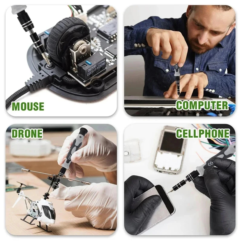ポータブル115in1磁気ドライバーセットミニ精密修理キット - Watchmaker Screwdriver のレビューと価格