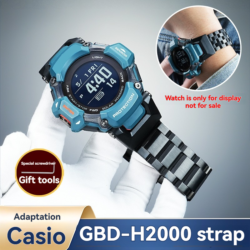 カシオ G-Shock GBD-H2000 ステンレススチー - Casio Watches Smartwatch のレビューと価格