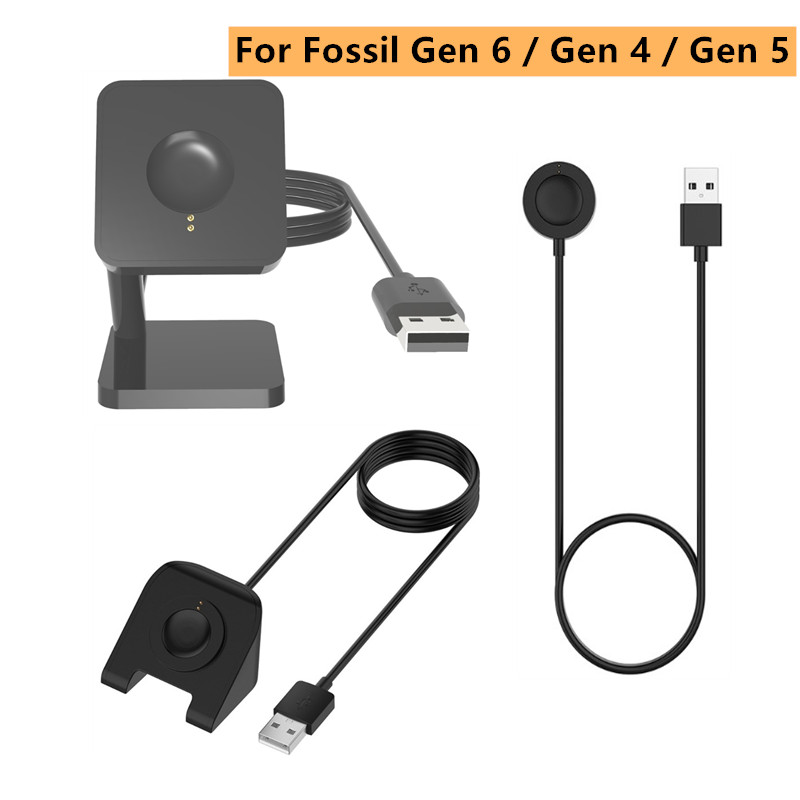 1メートルusb磁気急速充電の充電器ドックのため化石世代6/ - Fossil Watches Smartwatch Gen 4 のレビューと価格