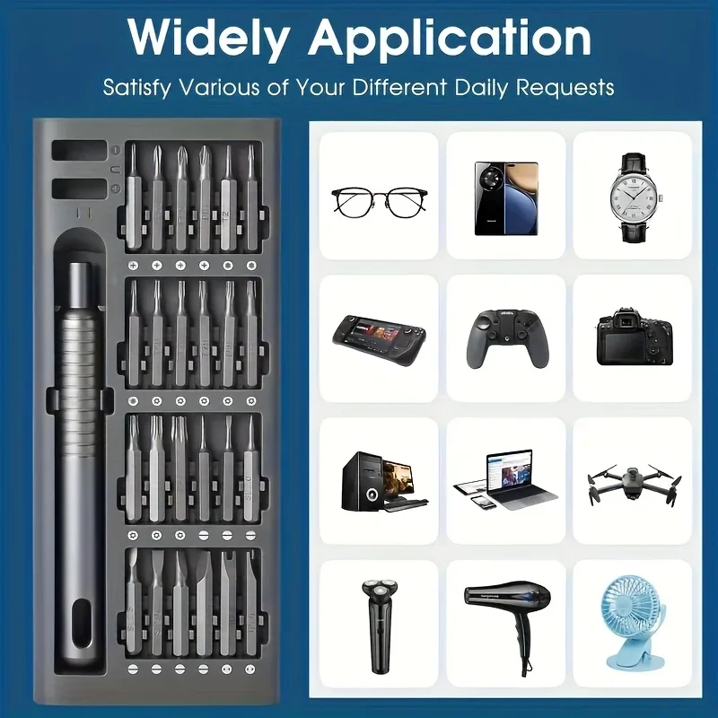 精密ドライバーセット 25 in 1 プラス、トルクス、六角 - Watchmaker Screwdriver のレビューと価格
