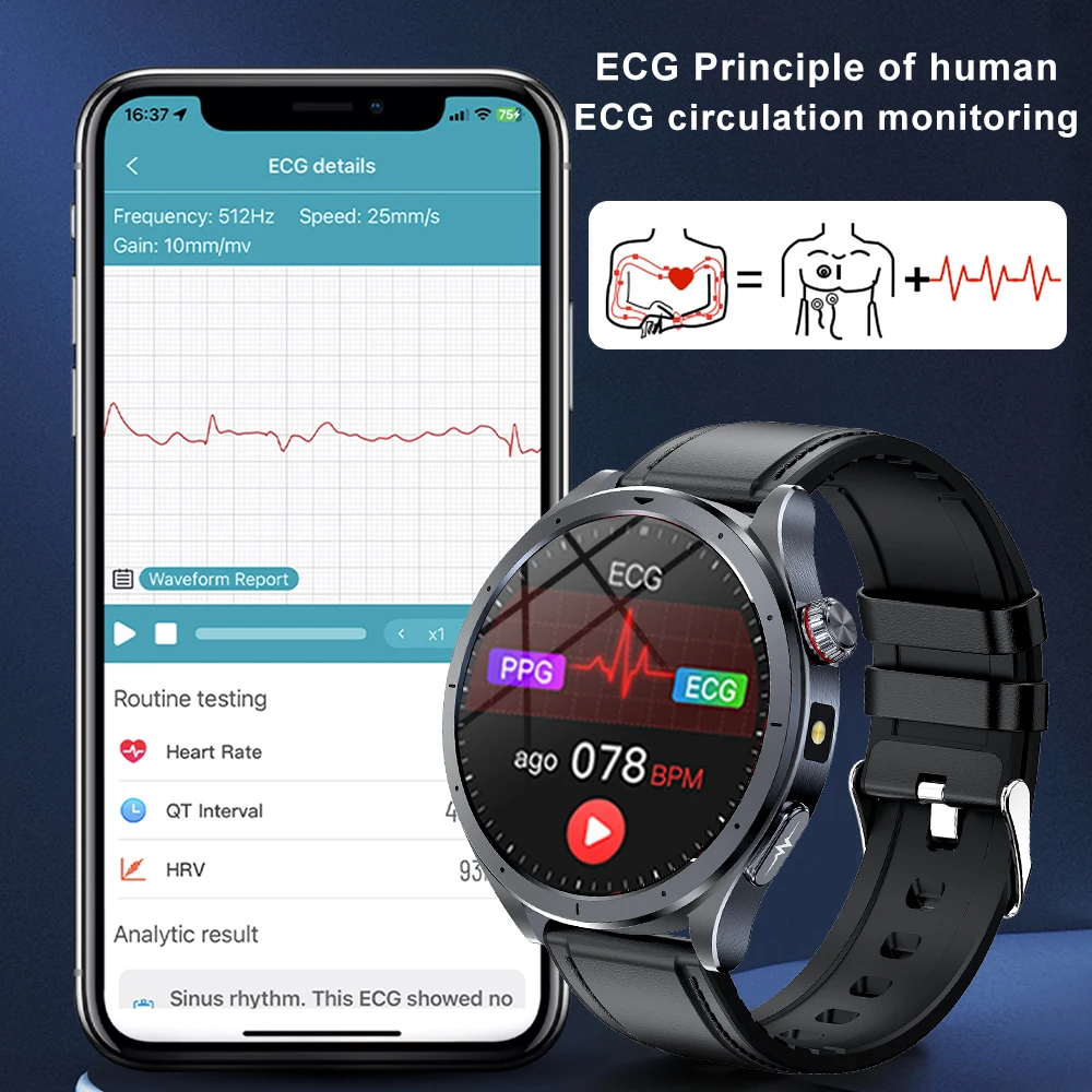 2025年新型健康検知ECG+PPG尿酸血中酸素体組成分析ス - Smartwatch New Watches 2025 のレビューと価格