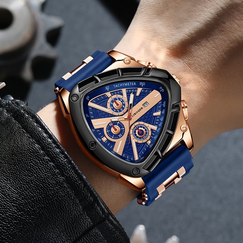 メンズファッションラグジュアリーラウンドクォーツ腕時計2個セ - Smartwatch Watches Birthday Gift For Men のレビューと価格