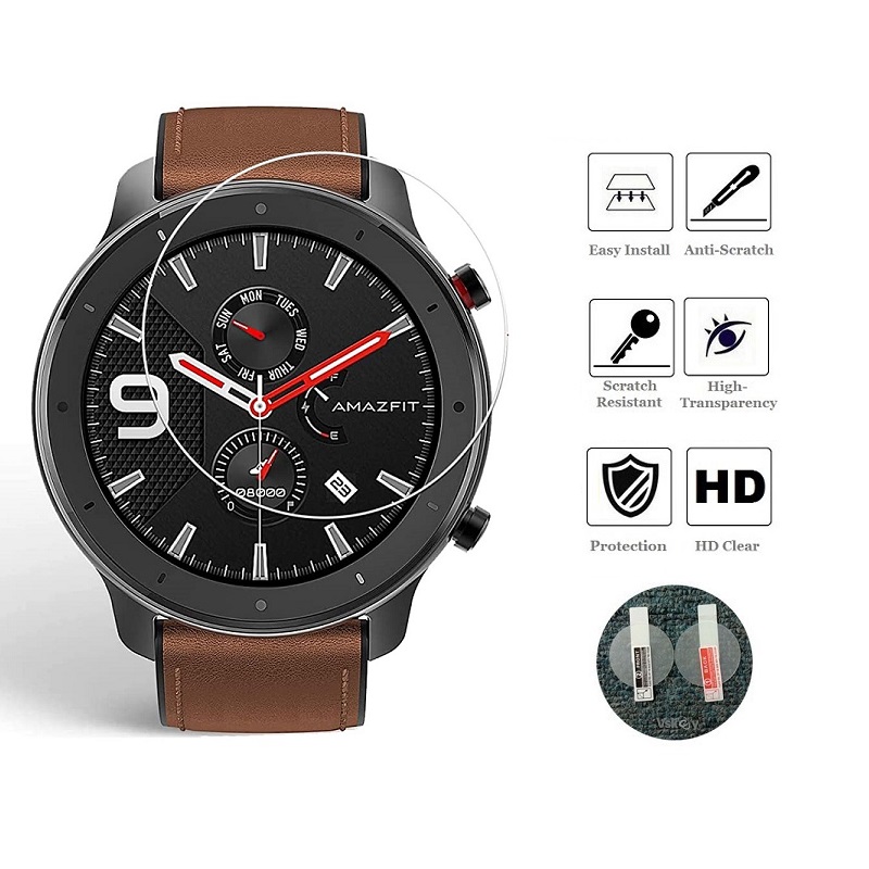 5 個スマートウォッチスクリーンプロテクターガーミン化石スン - Casio Watches Smartwatch のレビューと価格