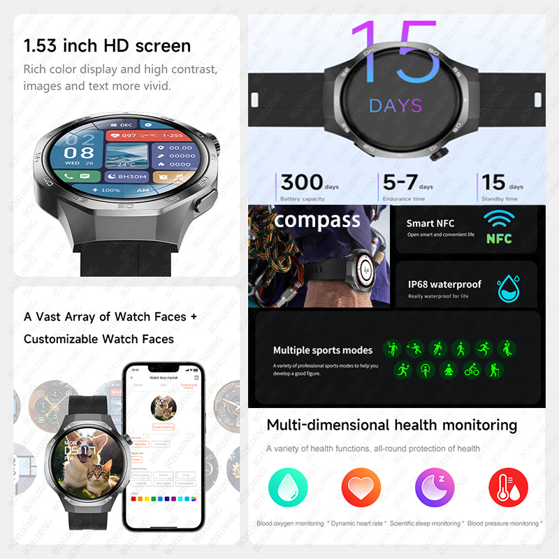 2025 新しい腕時計 5 最大スマートウォッチ HD AM - Smartwatch New Watches 2025 のレビューと価格