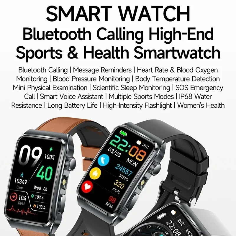 2026年新型ECG+PPG健康分析スマートウォッチ 体脂肪 - Smartwatch New Watches 2025 のレビューと価格
