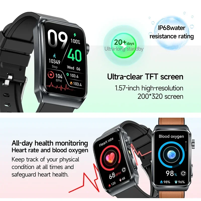 2026年新型ECG+PPG健康分析スマートウォッチ 体脂肪 - Smartwatch New Watches 2025 のレビューと価格