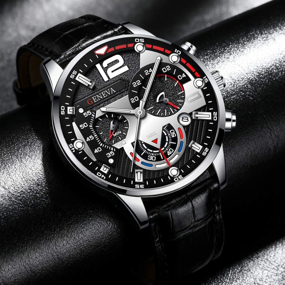 4個セット メンズファッションウォッチ 高級ビジネススタイル - Smartwatch Watches Birthday Gift For Men のレビューと価格