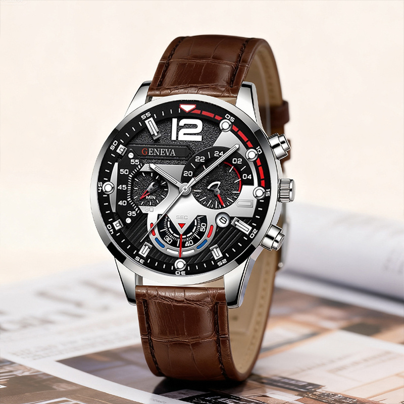 4個セット メンズファッションウォッチ 高級ビジネススタイル - Smartwatch Watches Birthday Gift For Men のレビューと価格