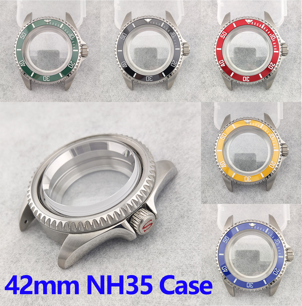 42mm 時計ケース NH35 ケース SKX007 ケース - Vintage Digital Watch のレビューと価格