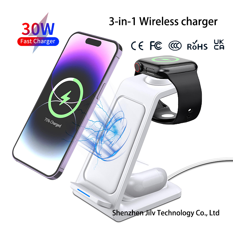 15W 3in1 ワイヤレス充電スタンド iPhone、Sa - Watches Smartwatch Samsung のレビューと価格